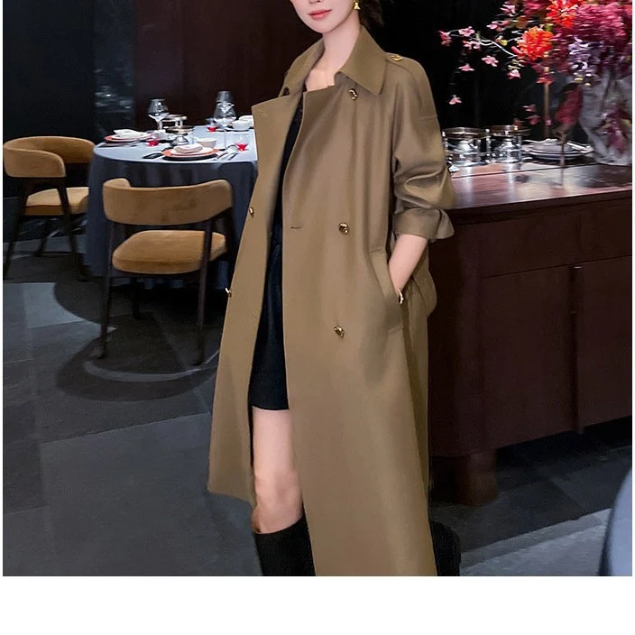 Damen Eleganter Trenchcoat mit modernem Design Nord Taschen