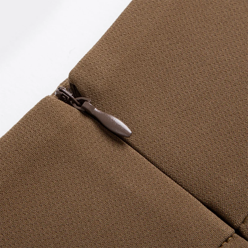 Damen Eleganter Bleistiftrock mit Knopf-Detail Nord Taschen