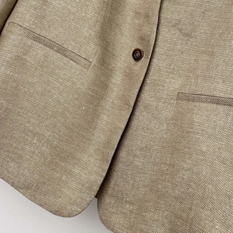 Damen Eleganter Blazer mit weichem Stoff Nord Taschen