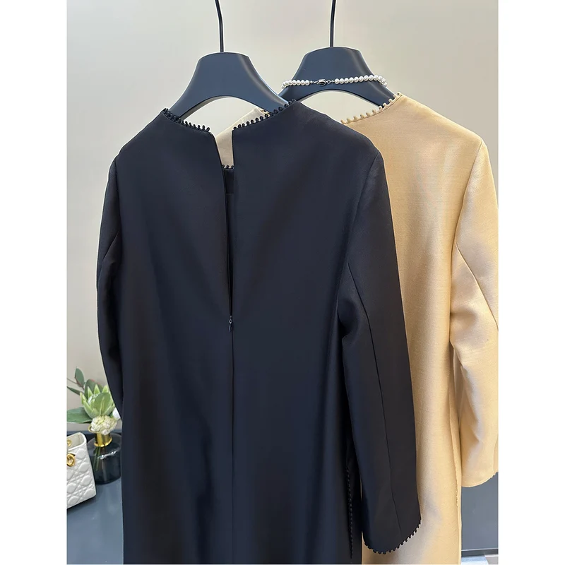 Damen Elegantes Drape Kleid Nord Taschen