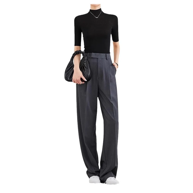 Damen Elegante und lässige Baumwollbluse Nord Taschen