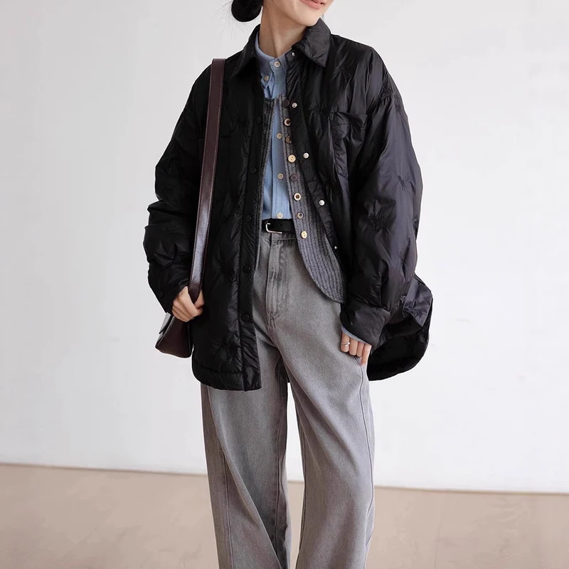 Damen elegante und gefütterte Übergangsjacke Nord Taschen