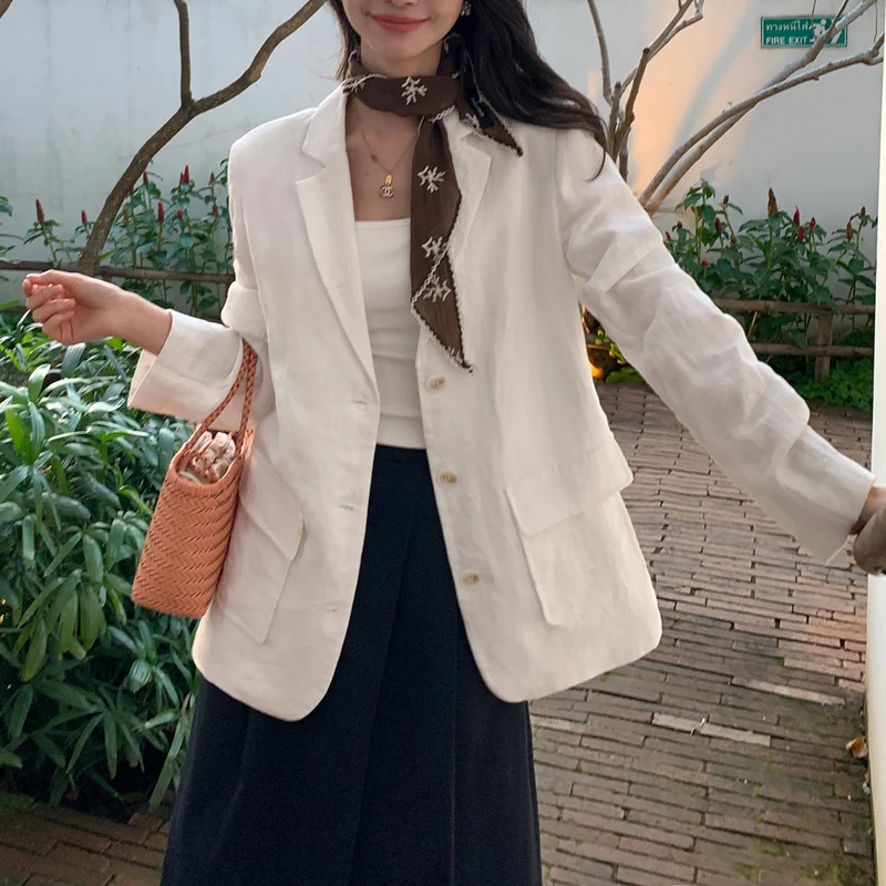 Damen Eleganter Blazer mit strukturiertem Design Nord Taschen