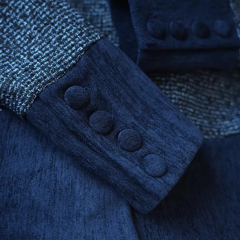 Damen Elegante Kurzjacke mit strukturiertem Gewebe Nord Taschen