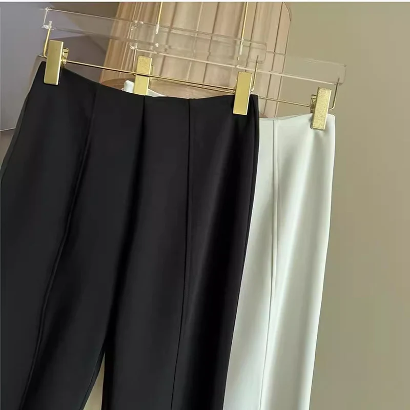 Damen Elegante Kickflare-Hosen Nord Taschen