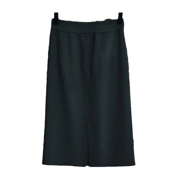 Damen Eleganter Maxirock mit vorderer Schlitzdetail Nord Taschen