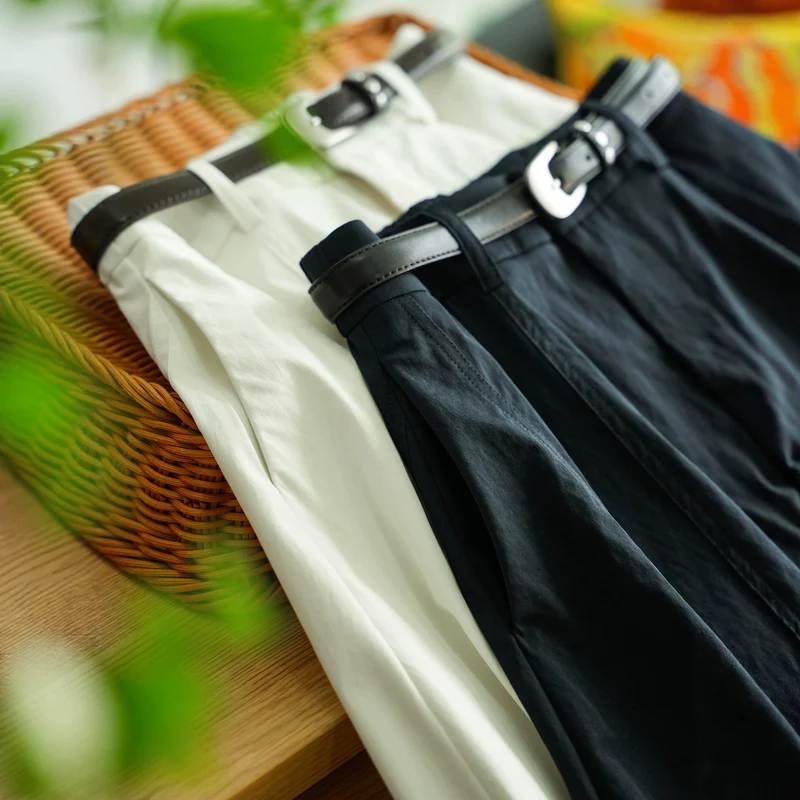 Damen Eleganter Maxirock mit Taillengürtel Nord Taschen