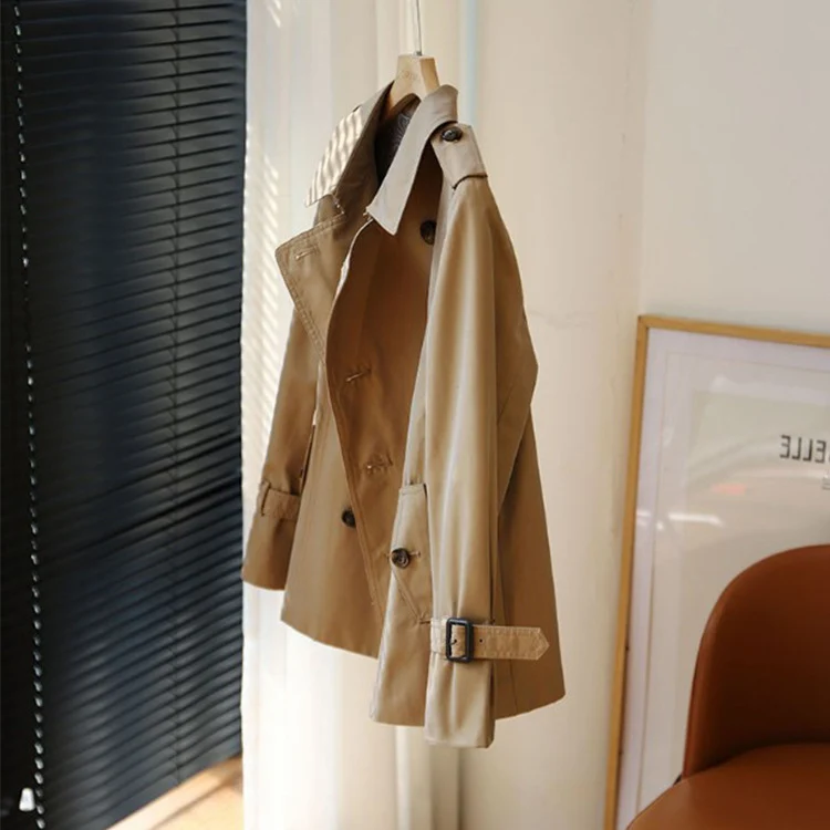 Damen Eleganter Trenchcoat Nord Taschen