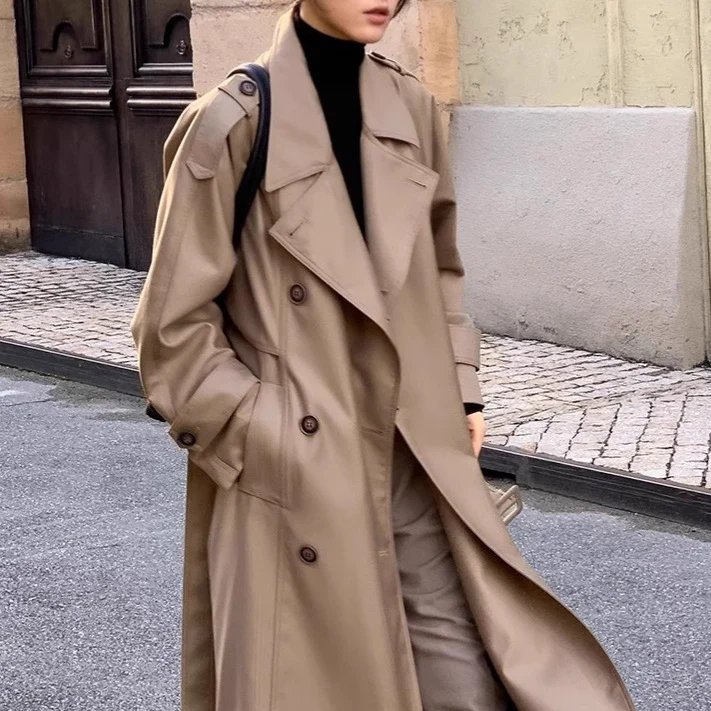 Damen eleganter Trenchcoat Nord Taschen