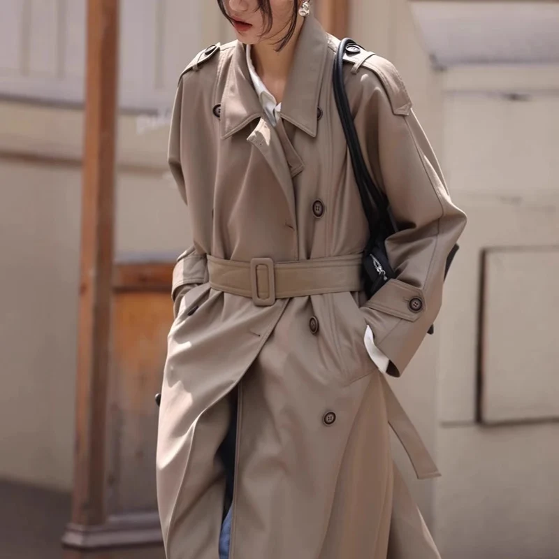 Damen eleganter Trenchcoat Nord Taschen