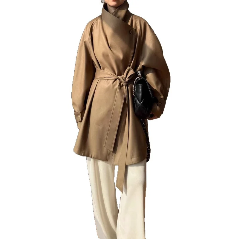 Damen Eleganter Trenchcoat aus hochwertigem Material Nord Taschen