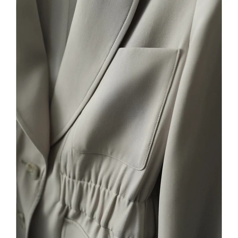 Damen Eleganter Tailored Blazer mit Taschen Nord Taschen