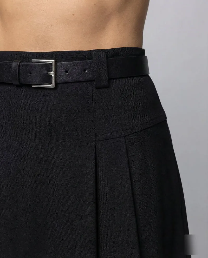 Damen Maxirock Kellerfalten