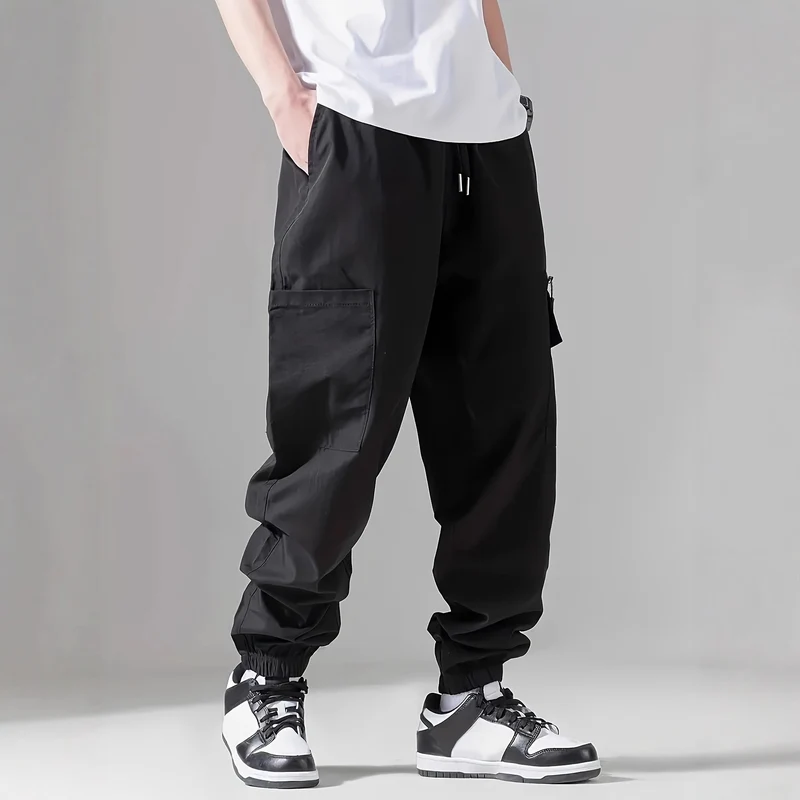 Herren Cargo-Hose mit elastischem Bund Hedi-Mode