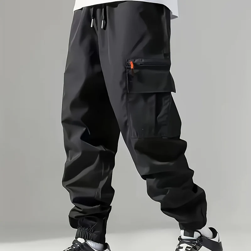 Herren Cargo-Hose mit elastischem Bund Hedi-Mode