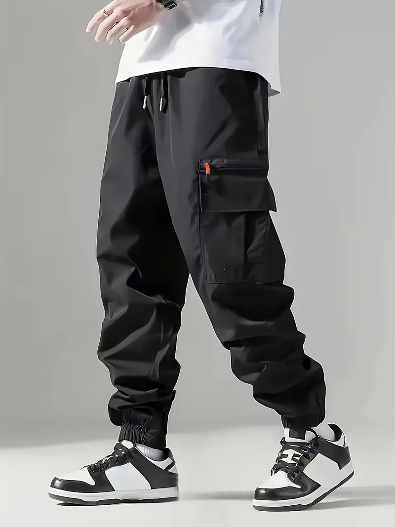 Herren Cargo-Hose mit elastischem Bund Hedi-Mode