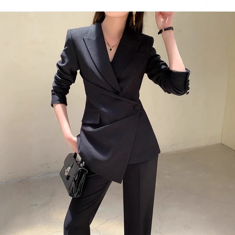 Damen Elegantes Blazer-Set mit modernem Schnitt Nord Taschen