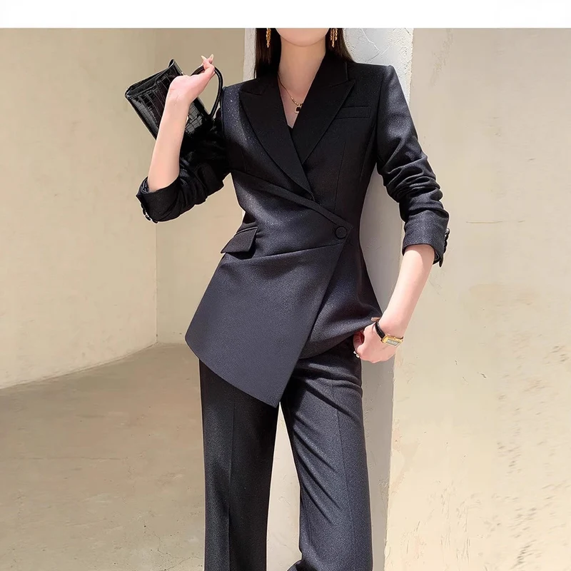 Damen Elegantes Blazer-Set mit modernem Schnitt Nord Taschen