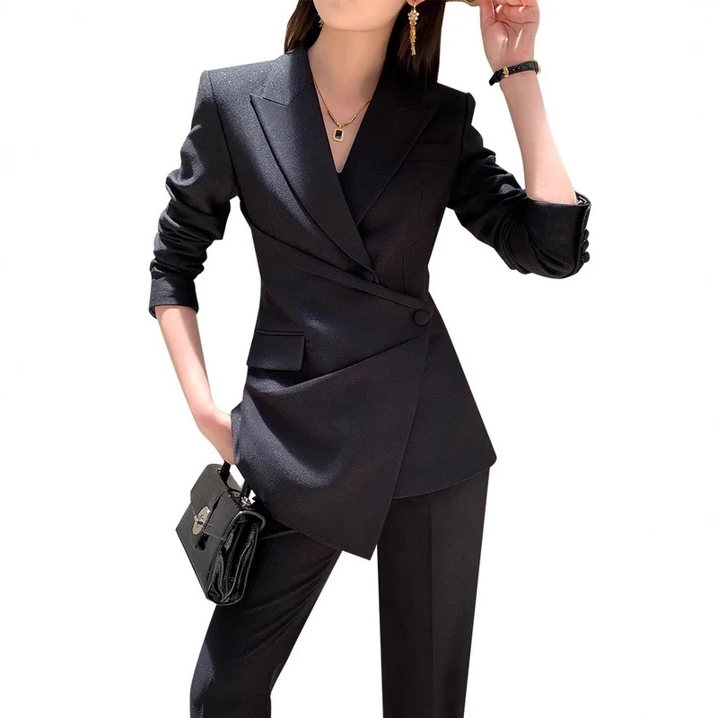 Damen Elegantes Blazer-Set mit modernem Schnitt Nord Taschen