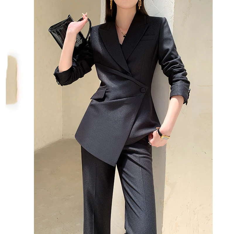 Damen Elegantes Blazer-Set mit modernem Schnitt Nord Taschen