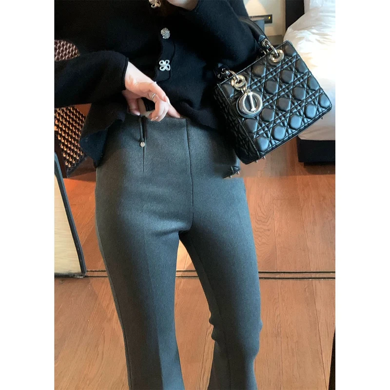Damen Elegante Flared Hose Nord Taschen