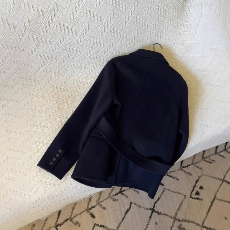 Damen Elegante doppeltbreasted Jacke Nord Taschen