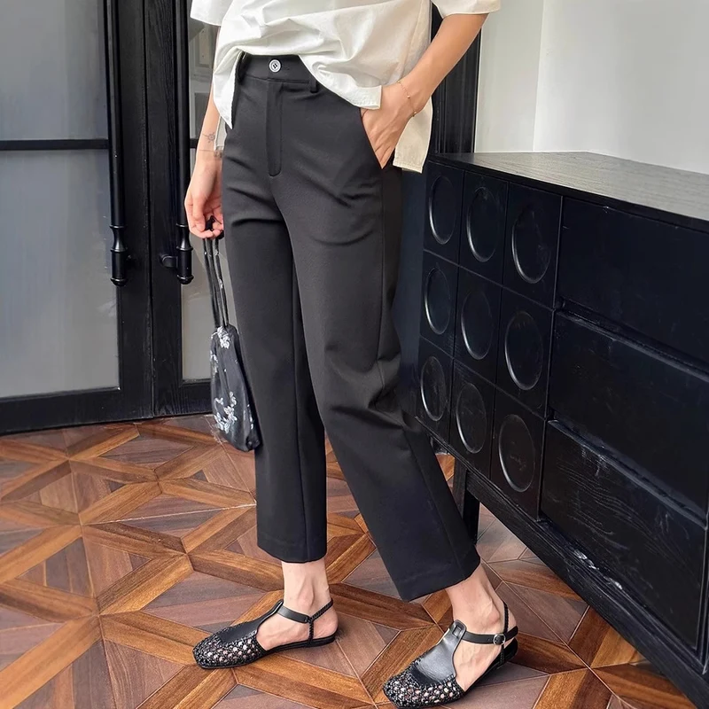 Damen elegante Culotte mit modischem Schlitz Nord Taschen