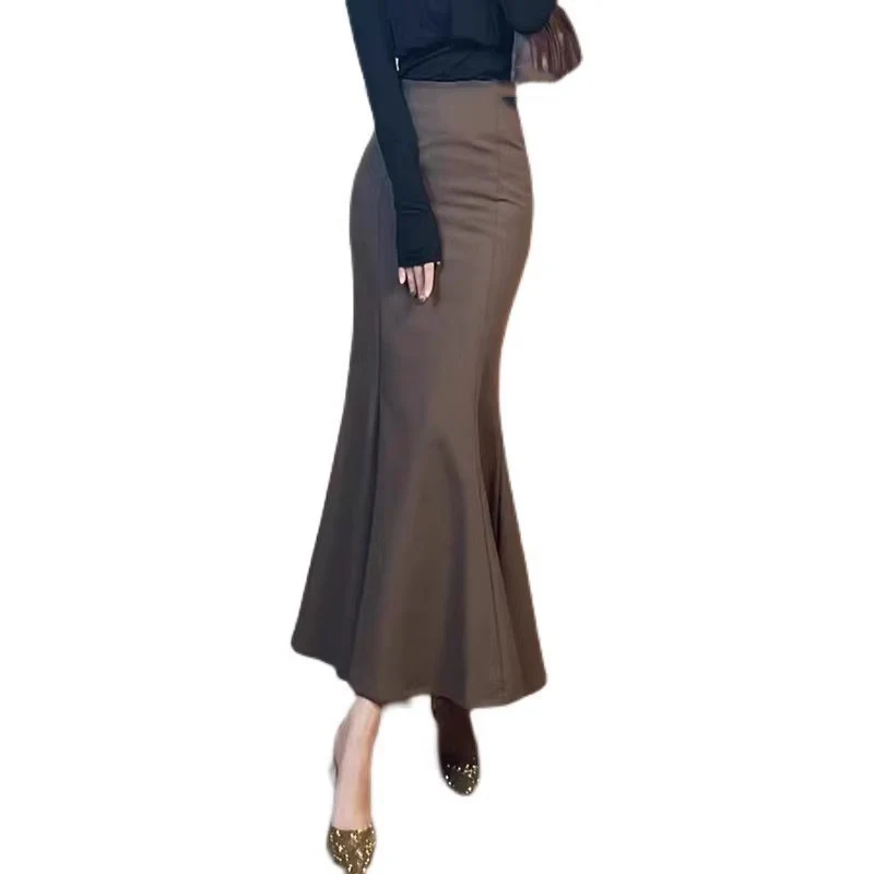 Damen Eleganter Maxirock mit elegantem Schwingdesign Nord Taschen