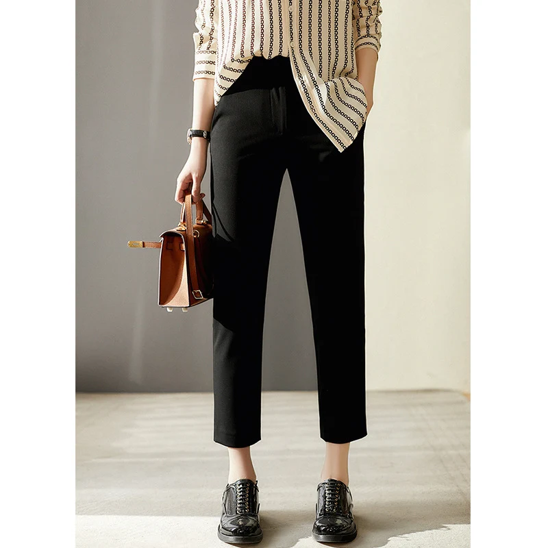 Damen Bequeme und elegante Stoffhose Nord Taschen