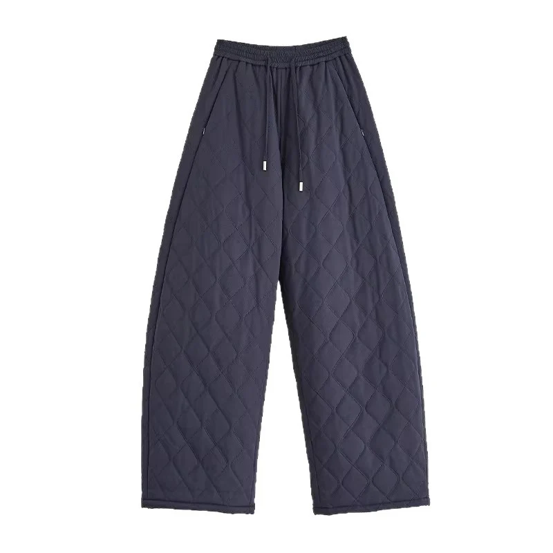 Damen Bequeme und elegante gesteppte Hosen Nord Taschen