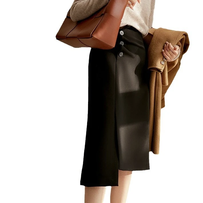 Damen Eleganter, taillierter Midi-Rock Nord Taschen