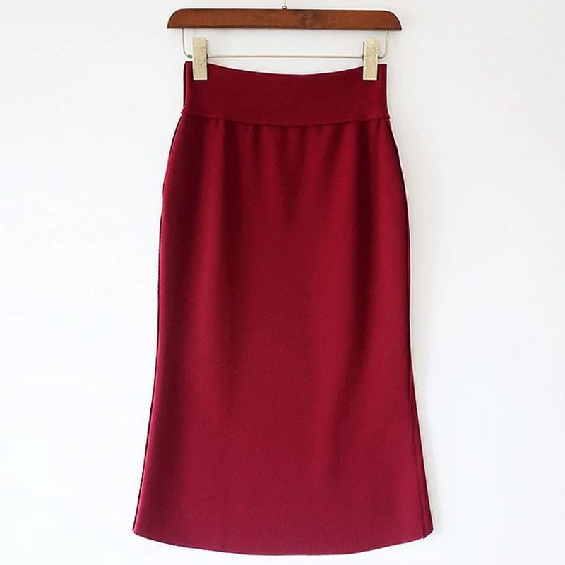 Damen Eleganter, taillierter A-Linien Rock Nord Taschen