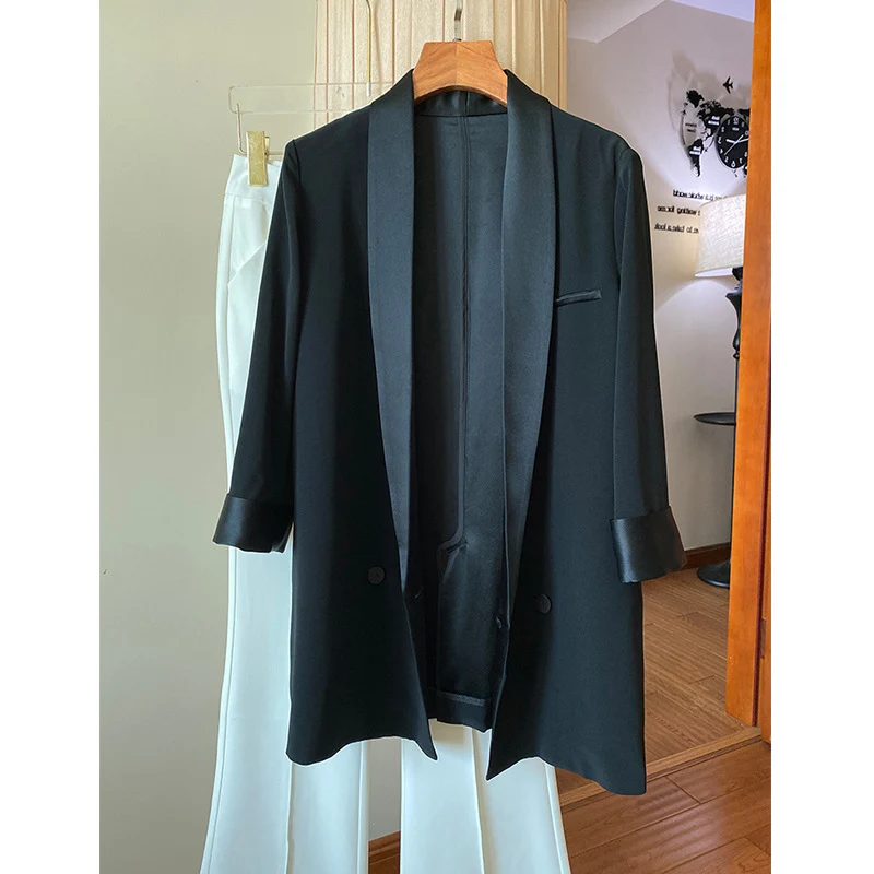 Damen Eleganter Smoking-Blazer Nord Taschen