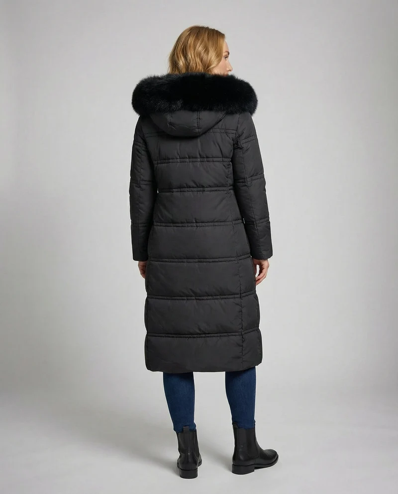 Taillierter Wintermantel Damen