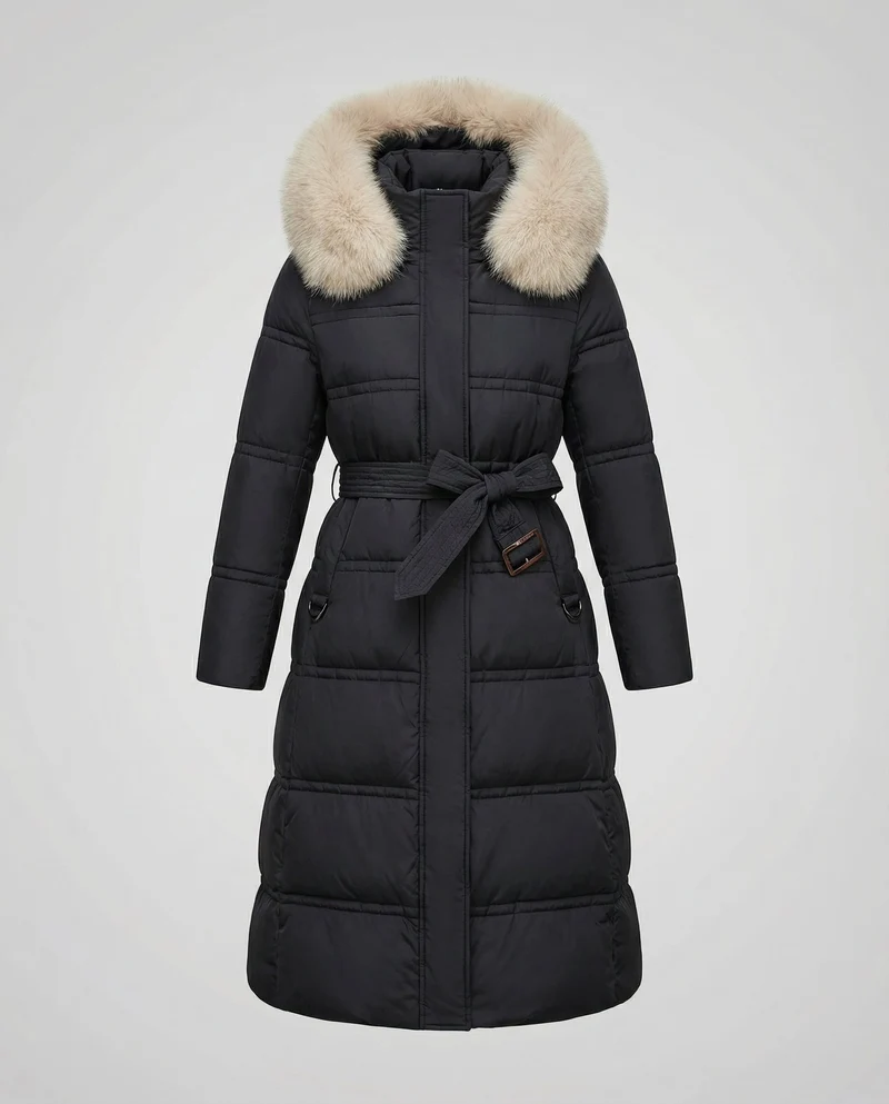 Taillierter Wintermantel Damen