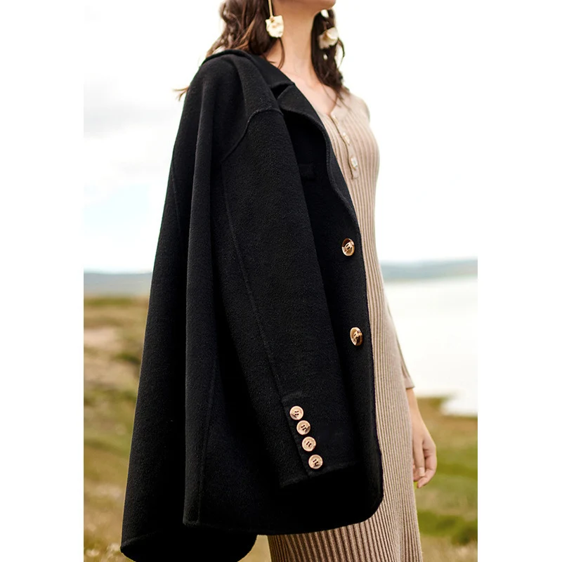 Damen Eleganter Wollblazer mit zeitlosem Schnitt Nord Taschen