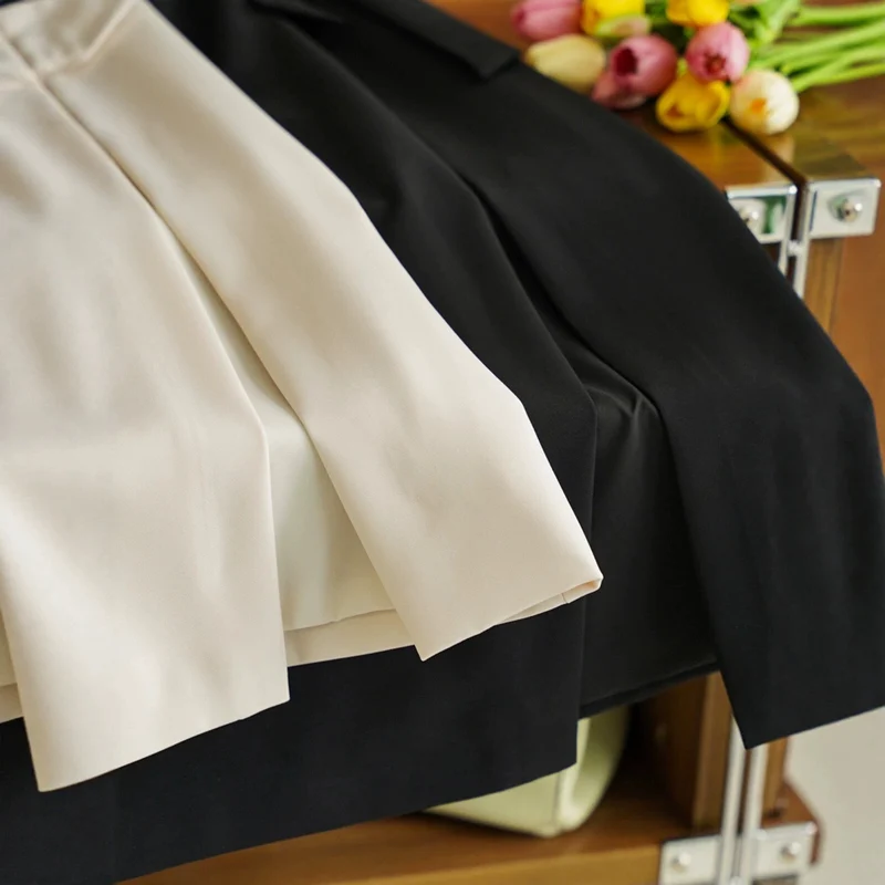 Damen Eleganter Wickelrock mit Taillenbindung Nord Taschen