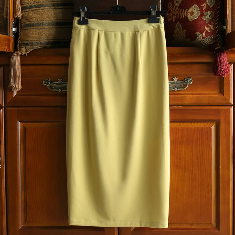 Damen Eleganter Wickelrock mit Knotendetail Nord Taschen