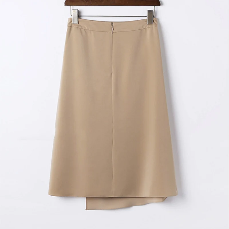 Damen Eleganter Wickelrock mit fließendem Design Nord Taschen
