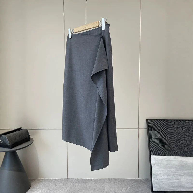 Damen Eleganter Wickelrock Nord Taschen
