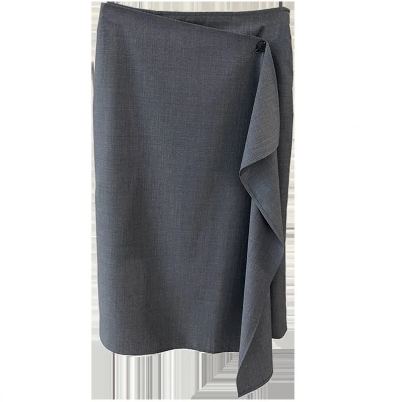 Damen Eleganter Wickelrock Nord Taschen