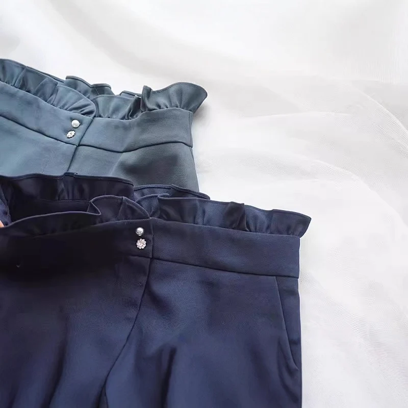 Damen Elegante Bluse mit Rüschendetails Nord Taschen