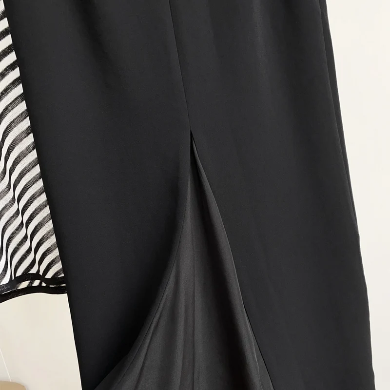 Damen Eleganter Maxirock aus hochwertigem fließendem Material Nord Taschen