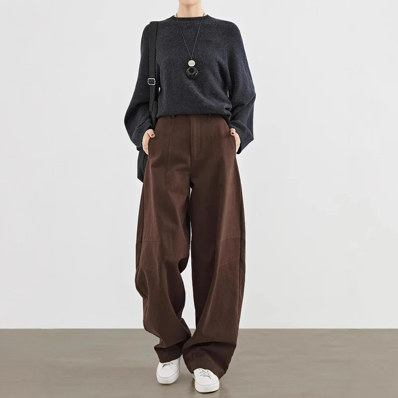 Damen Elegante und Bequeme weite Hosen Nord Taschen