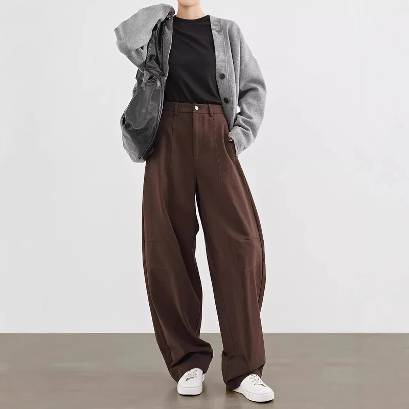 Damen Elegante und Bequeme weite Hosen Nord Taschen