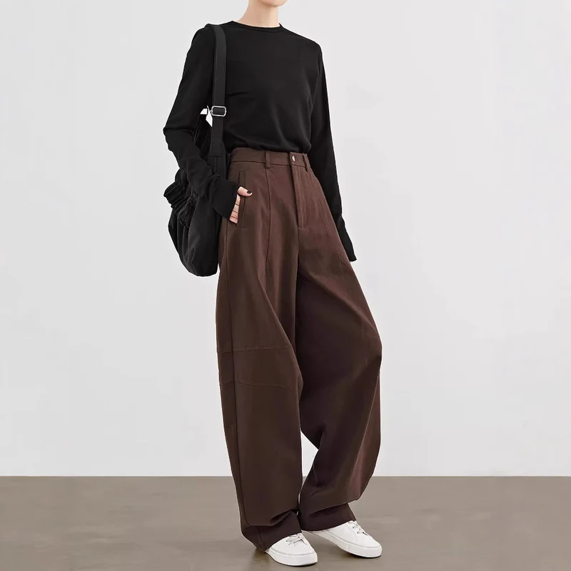 Damen Elegante und Bequeme weite Hosen Nord Taschen