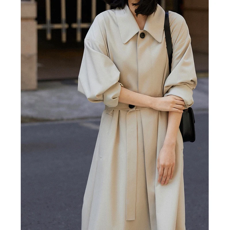 Damen Elegante und bequeme Trenchcoat Nord Taschen