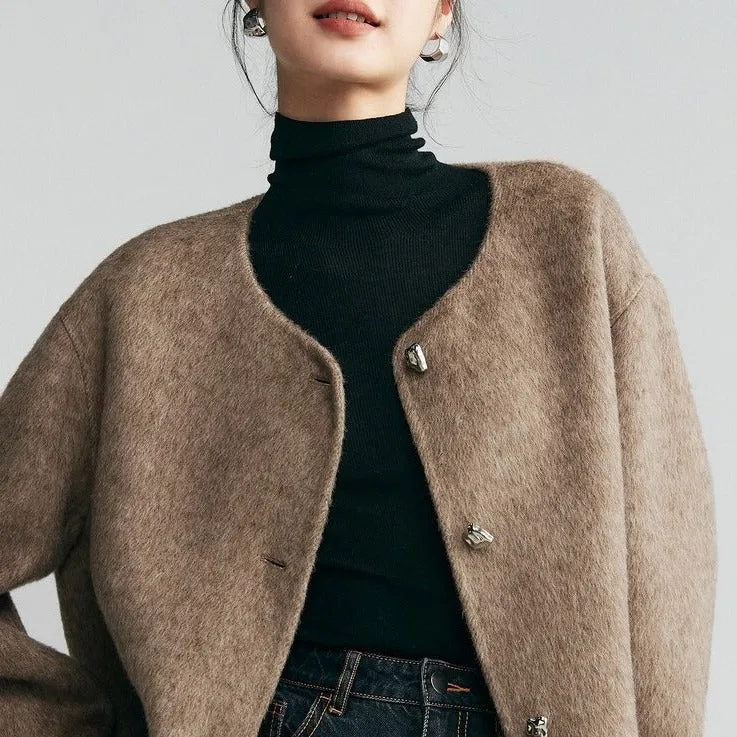 Damen Elegante und bequeme Strickjacke Nord Taschen