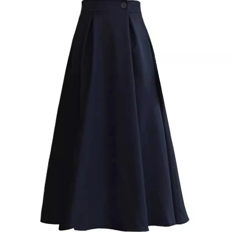 Damen Eleganter A-Linien Midi-Rock Nord Taschen