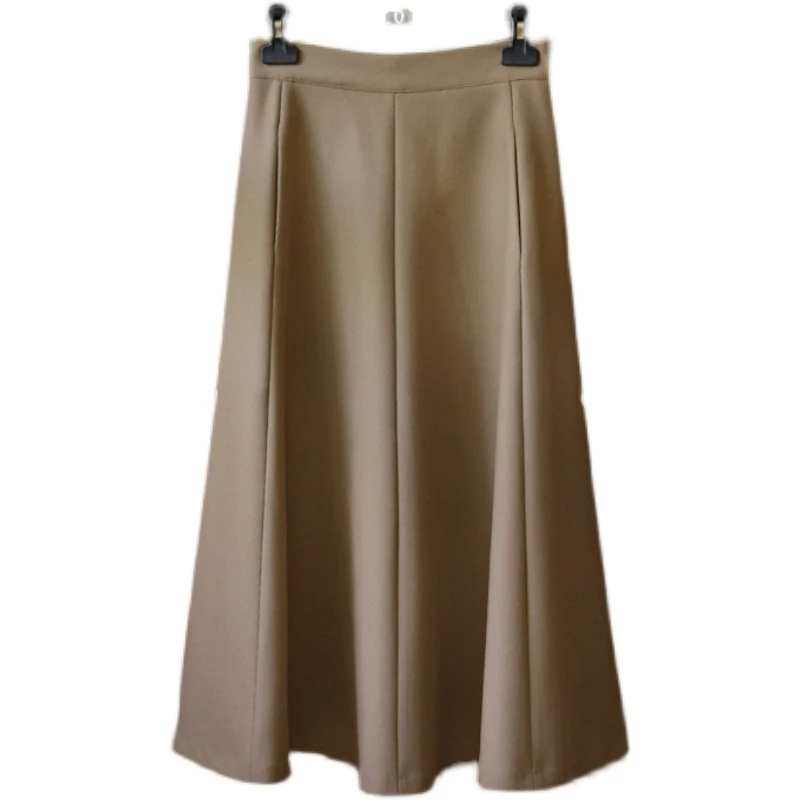 Damen Eleganter, schwingender Midirock Nord Taschen
